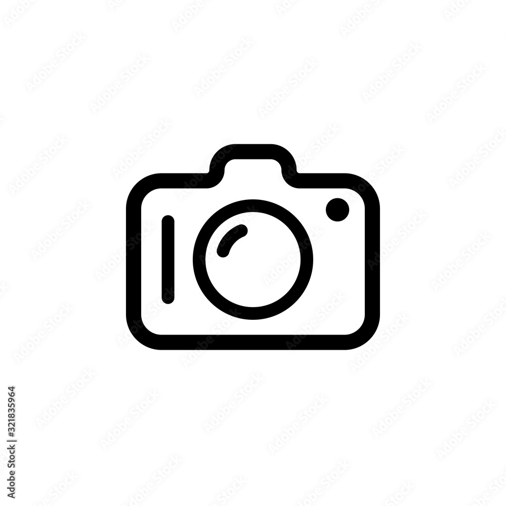 Cute Camera Icon Vector Design Template Cute Camera Icon Vector Design Template