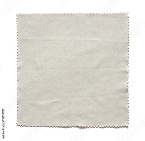 rag for wiping optics microfiber glasses isolated on white