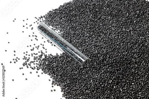 Konstfotografi Close-up of plastic polymer granules