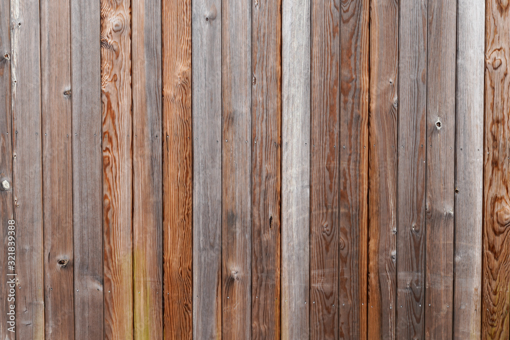 Naklejka premium used dirty empty old brown wooden table background wallpaper plank