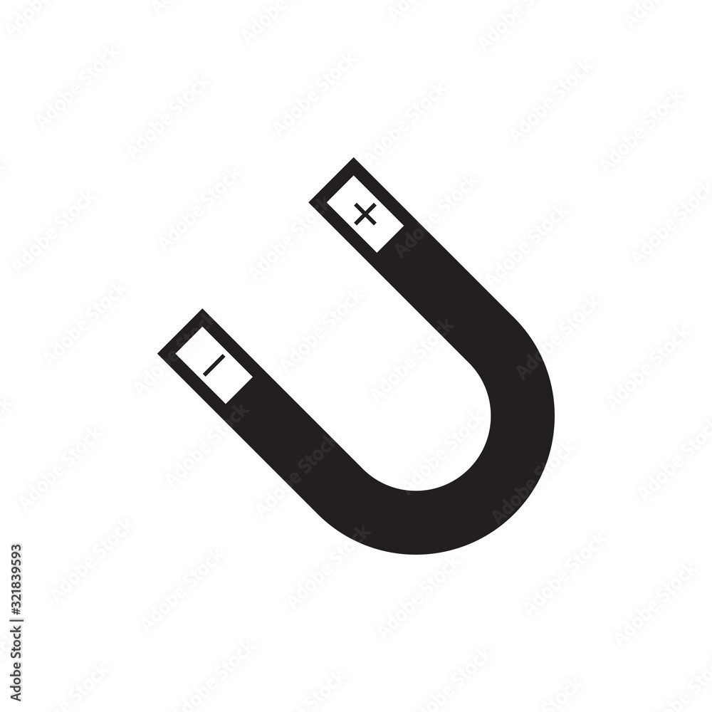 magnet icon design vector logo template EPS 10 magnet icon design vector logo template EPS 10