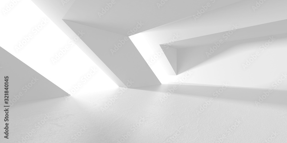 Futuristic White Architecture Design Background Futuristic White Architecture Design Background
