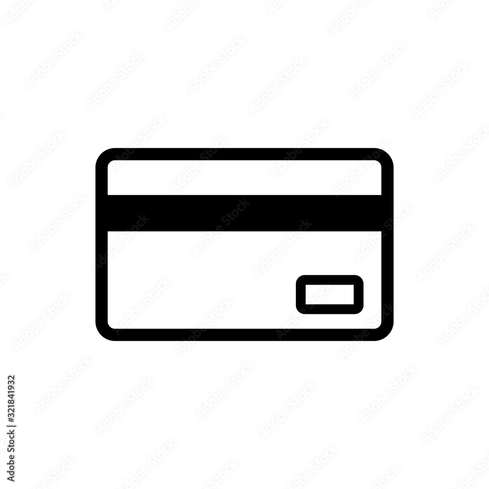Simple Credit Icon Vector Design Template Simple Credit Icon Vector Design Template
