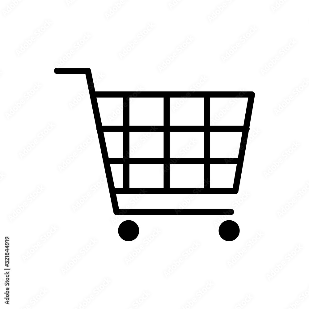 cart shopping icon design vector logo template EPS 10 cart shopping icon design vector logo template EPS 10