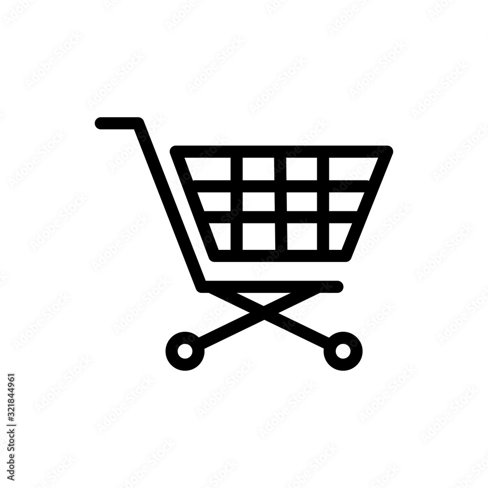 cart shopping icon design vector logo template EPS 10 cart shopping icon design vector logo template EPS 10