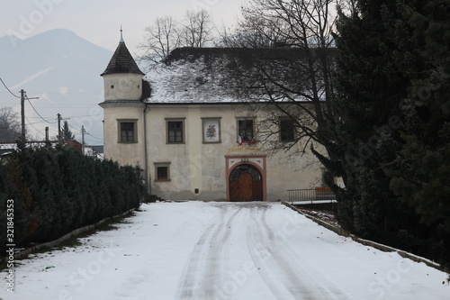 Old Manor house in Krasnany in Zilina region, central Slovakia photo
