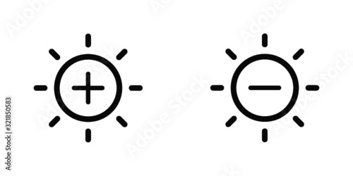 Brightness Vector Icons