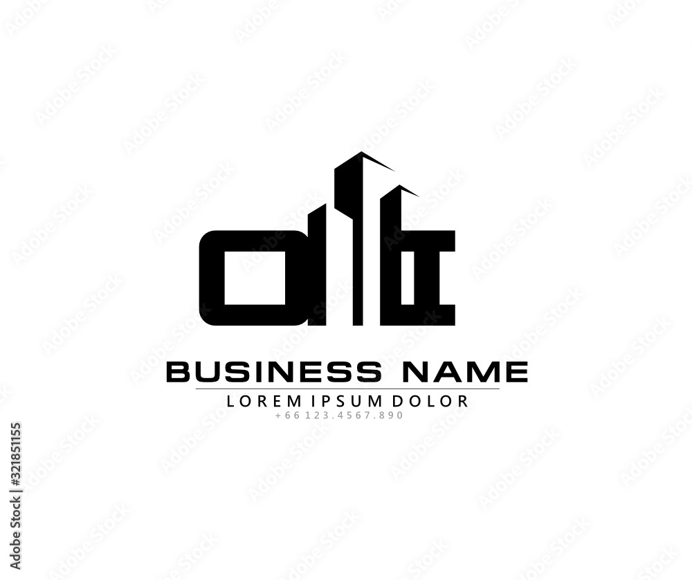 O I OI Initial building logo concept