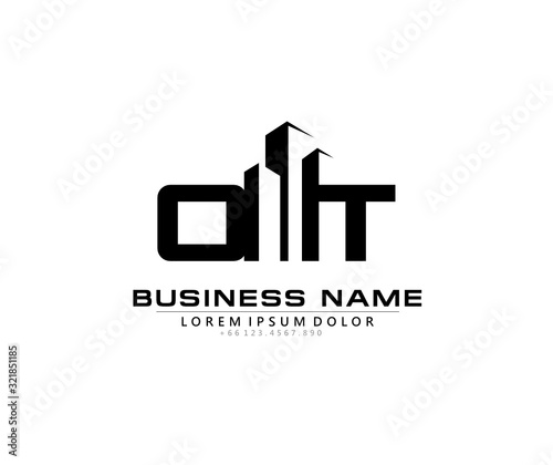 O T OT Initial building logo concept