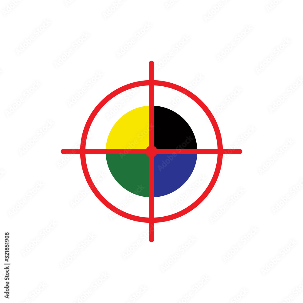 target icon design vector logo template EPS 10 target icon design vector logo template EPS 10