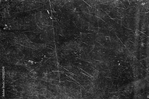 Wallpaper Mural White scratches and dust on black background. Old dirty glass. Torontodigital.ca