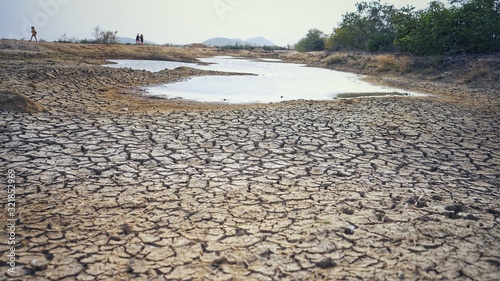 Cracking Dryland in Phan Rang, Ninh Thuan