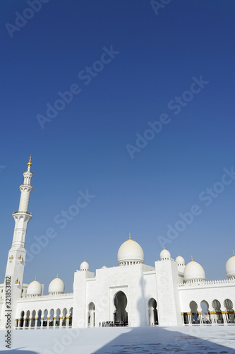 Sheikh Zayed Grand Mosque at Abu Dhabi, United Arab Emirates