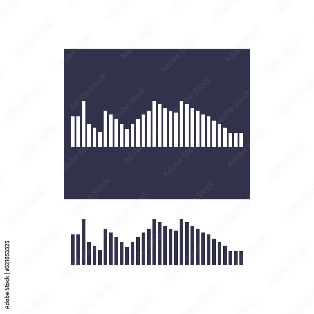 sound wave icon vector design template EPS10