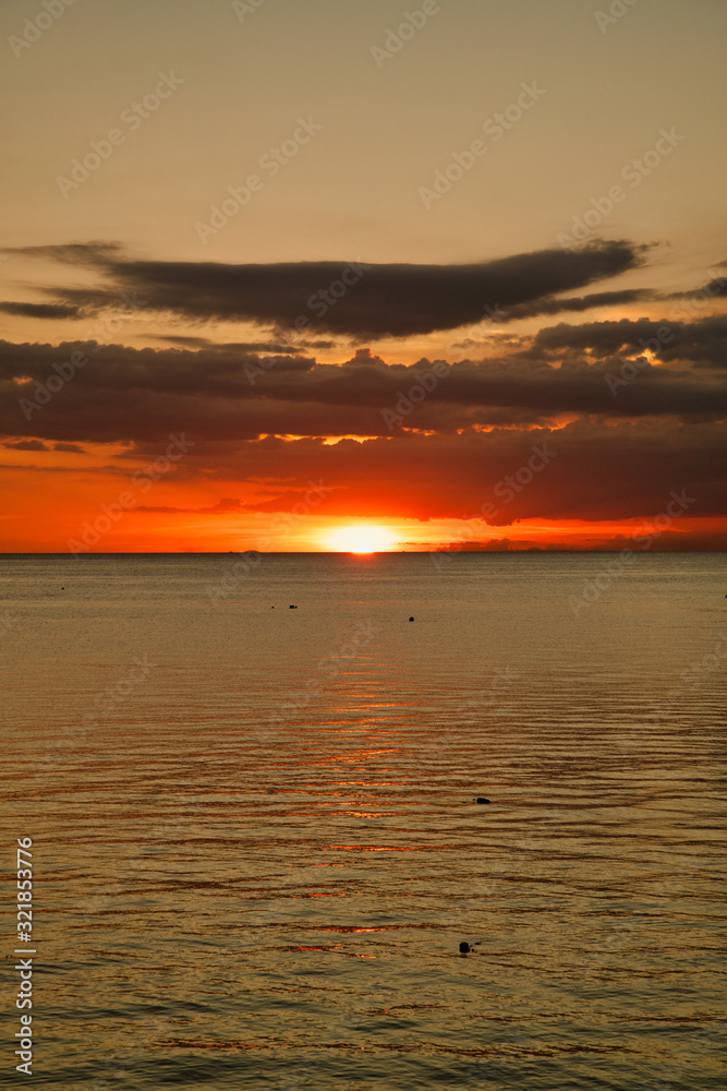 Fototapeta premium sunset, beach,koh tao,thailand