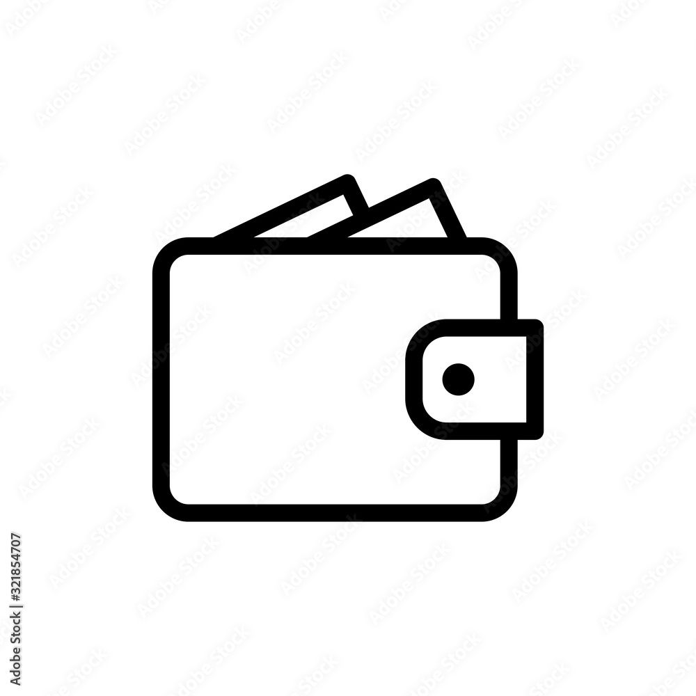 Best Wallet Icon Vector Template Design Best Wallet Icon Vector Template Design