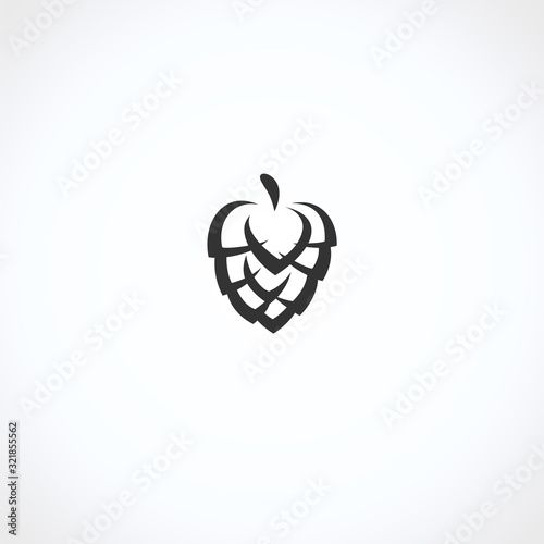 Hop set. Collection icon hops. Vector