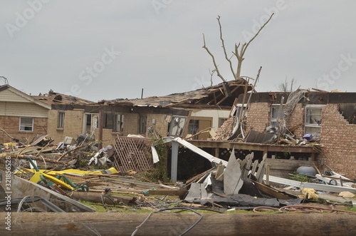 Slika na platnu Tornado Damage