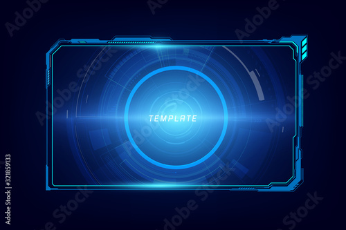abstract hud ui gui future futuristic screen system virtual design