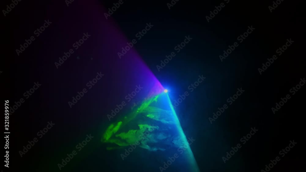 Abstract Shapes Create Light Of Different Colors. An Amazing Triangle. Abstract Shapes Create Light Of Different Colors. An Amazing Triangle.