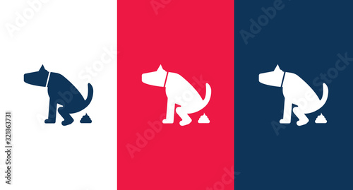 Dog Poop icon illustration isolated vector sign symbol