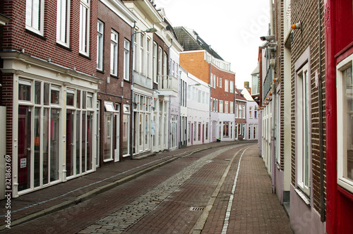 Street where prostitution takes place in Groningen Netherlands. The street is called Zuiderdiep