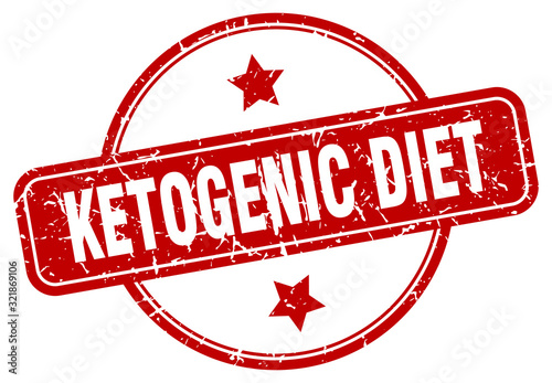 ketogenic diet stamp. ketogenic diet round vintage grunge sign. ketogenic diet