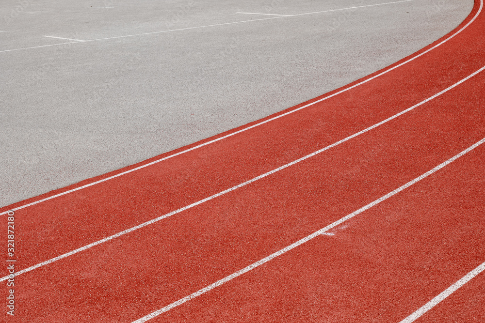 Fototapeta premium Running Track Lanes