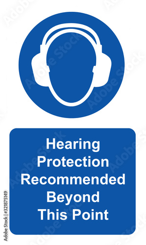 Hearing protection recommended