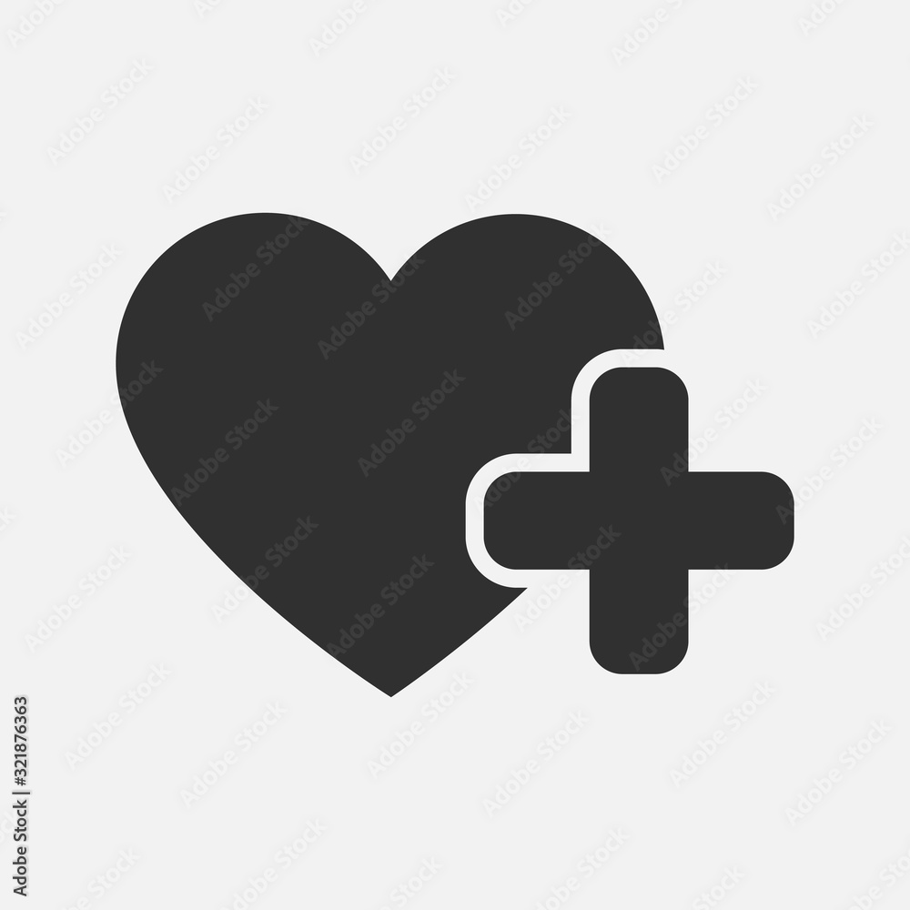 Healthcare icon isolated on white background. Vector illustration. Healthcare icon isolated on white background. Vector illustration.