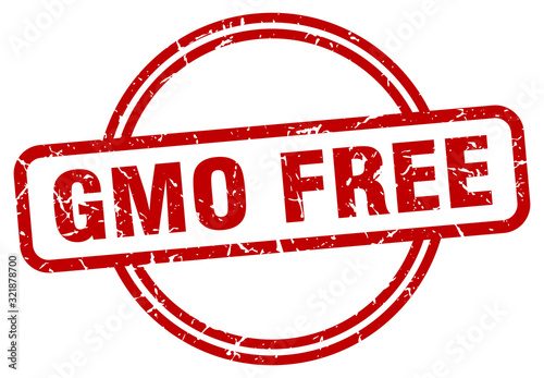 gmo free stamp. gmo free round vintage grunge sign. gmo free