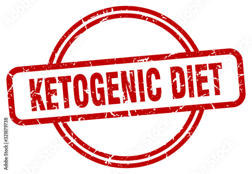 ketogenic diet stamp. ketogenic diet round vintage grunge sign. ketogenic diet