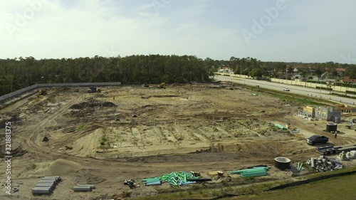 Housing development preconstruction Naples Florida USA photo