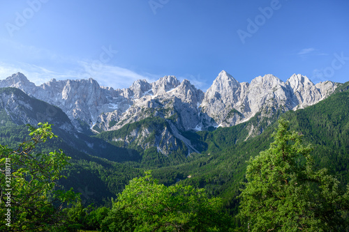 Julian Alps in Kranjska Gora, Slovenia