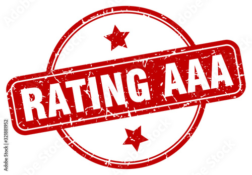 rating aaa stamp. rating aaa round vintage grunge sign. rating aaa