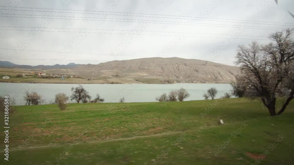 Flower view from a train journey in Turkey | Dogu Express Flower view from a train journey in Turkey | Dogu Express