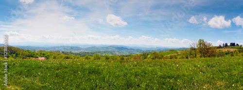 Rural landscape in west Serbia