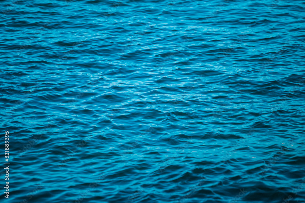 Obraz premium Ripples on the water.