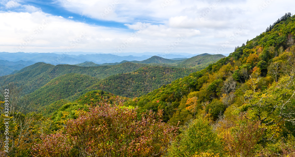 Autumn in the Appalachian Mountains Viewed Along the Blue Ridge Parkway Autumn in the Appalachian Mountains Viewed Along the Blue Ridge Parkway