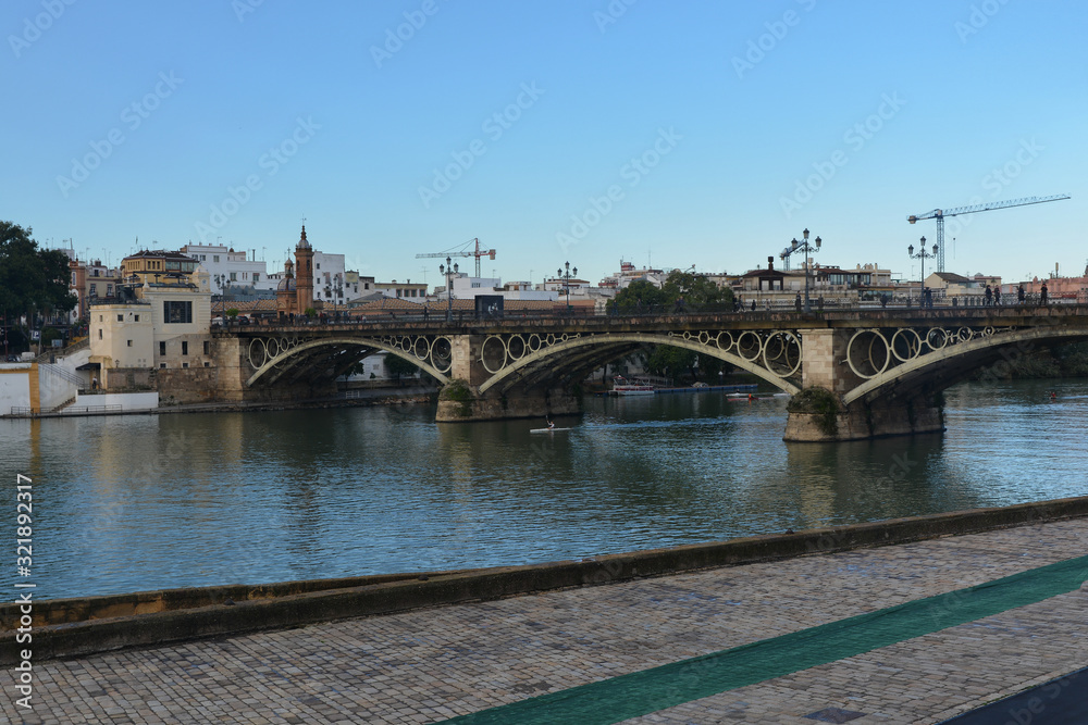 Early morning in Seville.