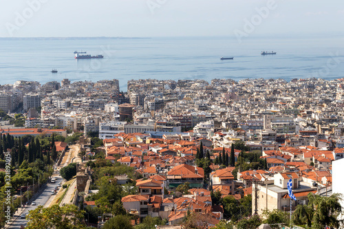 Panoramic view city of Thessaloniki, Greece © Stoyan Haytov