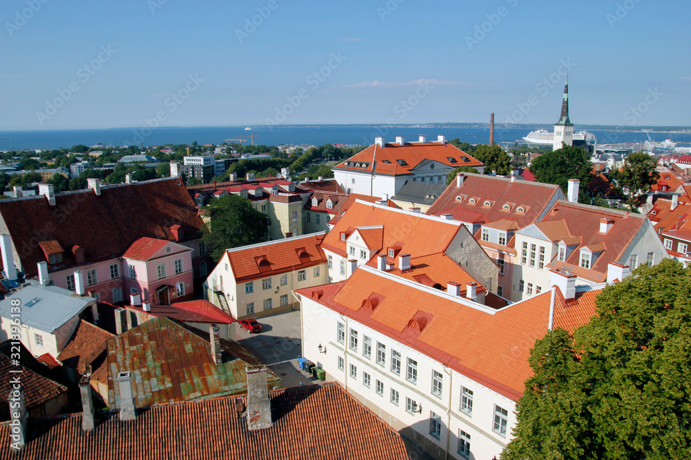 Views of old town Tallinn