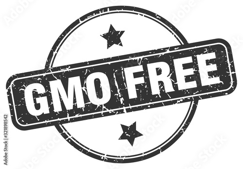 gmo free stamp. gmo free round vintage grunge sign. gmo free