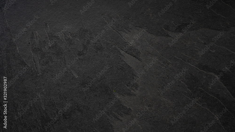 Naklejka premium Black anthracite dark slate tiles texture background