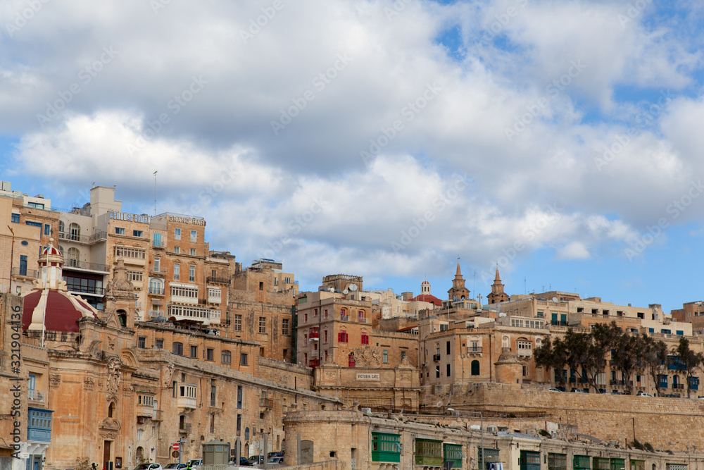 Panoramic view of Valletta, Malta