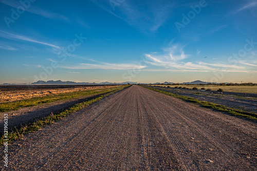 Country road  Eloy Arizona