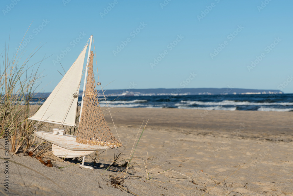 Obraz premium Urlaub am Meer Ostsee