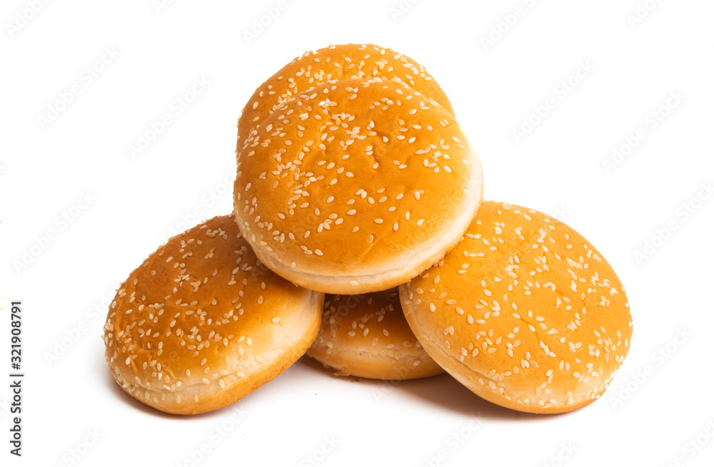 burger rolls isolated burger rolls isolated