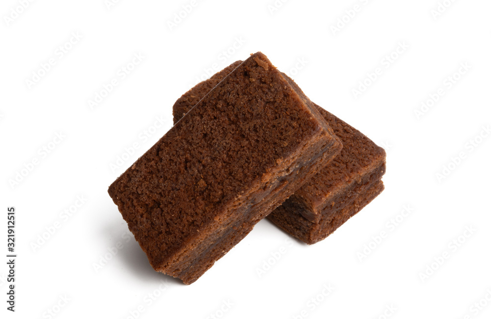 american brownie chocolate cake isolated american brownie chocolate cake isolated