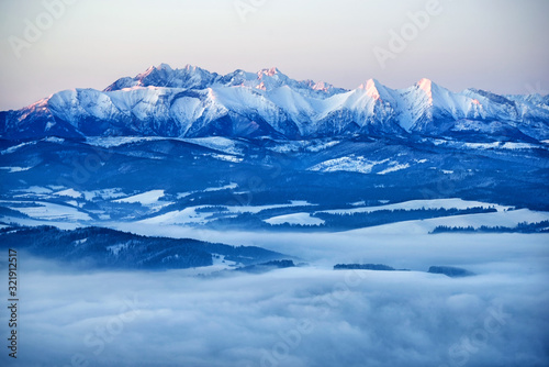 Fototapeta piękny widok tatry góra